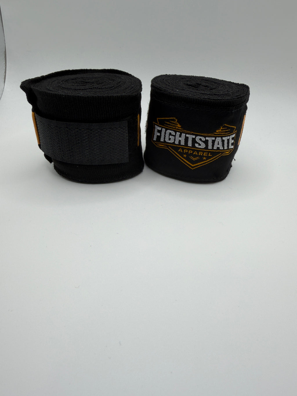 FightState Apparel Black and Gold Spartan Hand Wraps