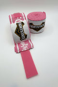FightState Pink White Mindful Hand Wraps