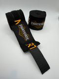 FightState Apparel Black and Gold Spartan Hand Wraps