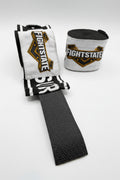 FightState Black White Mindful Hand Wraps