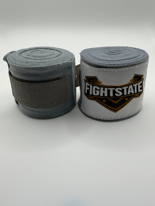 FightState Steel Grey Hand Wraps