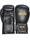 14oz Genuine Leather Black Boxing Gloves